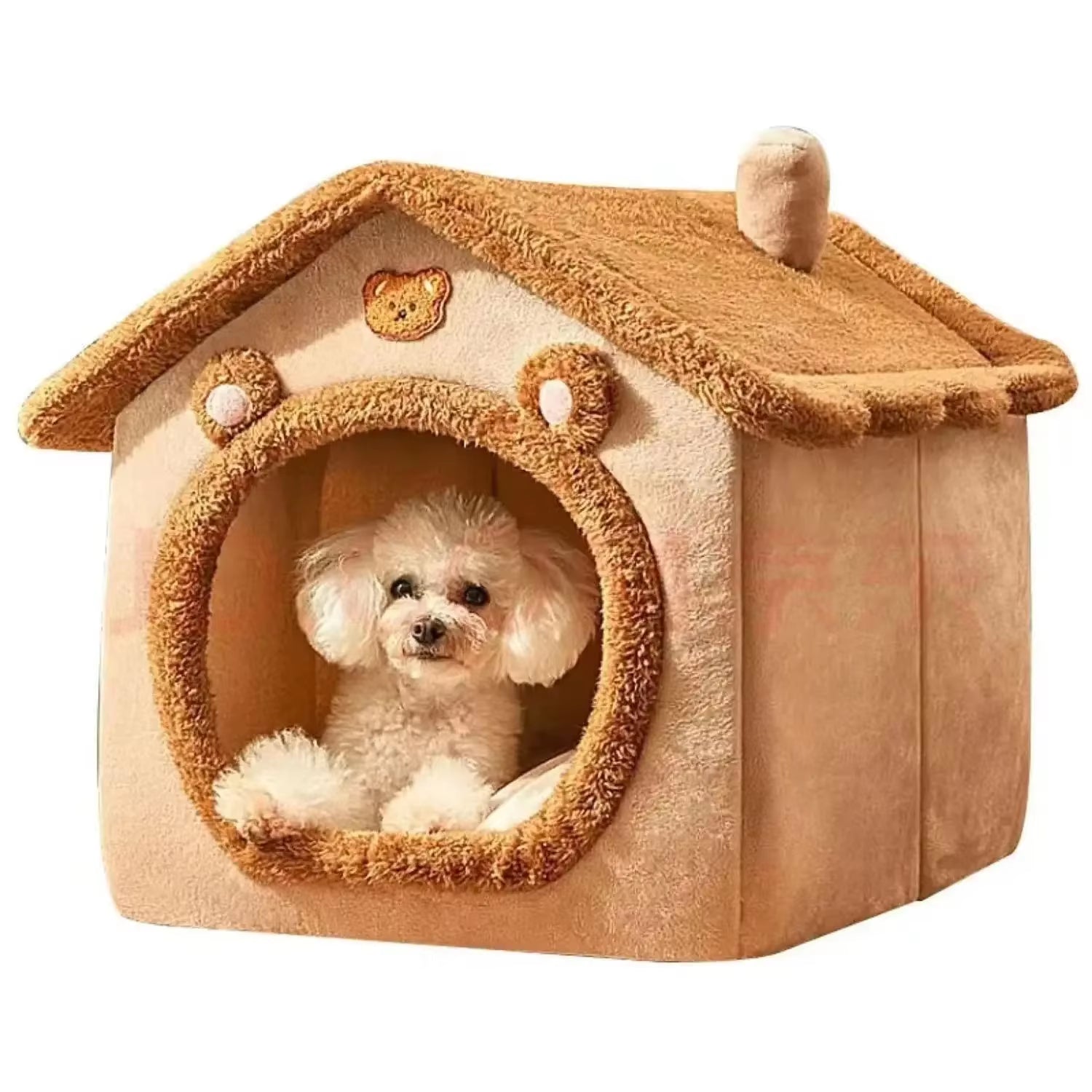 Indoor Cozy Pet Tent House with Removable and Washable Cushion - Suitable for Dogs and Cats Year-Round