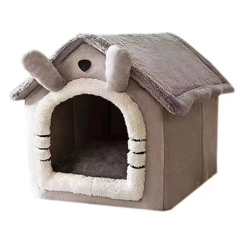 Indoor Cozy Pet Tent House with Removable and Washable Cushion - Suitable for Dogs and Cats Year-Round
