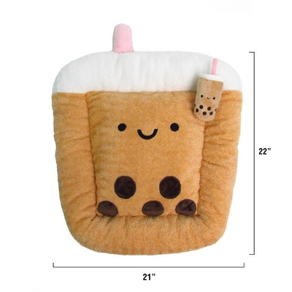 Boba Pet Bed with Crinkly Boba Toy for 15Lb Cats or Dogs