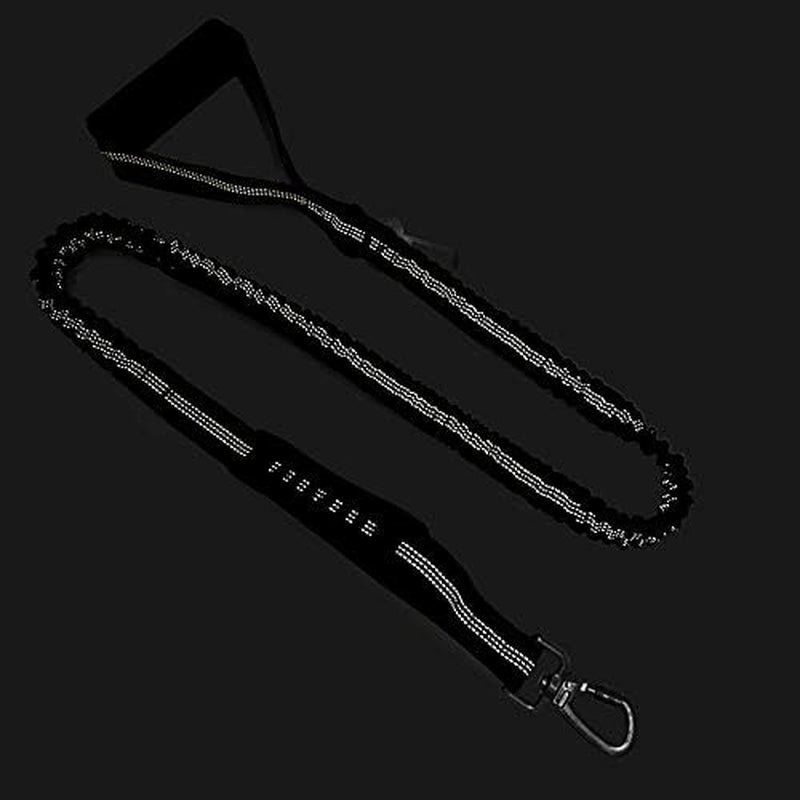 6FT Heavy-Duty Elastic Bungee Dog Leash with Shock Absorption, Padded Comfort Handle, and Traffic Control Handle for Medium and Large Dogs - Ideal for Training