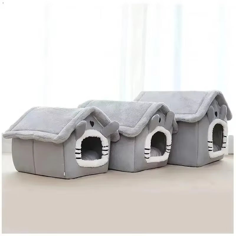 Indoor Cozy Pet Tent House with Removable and Washable Cushion - Suitable for Dogs and Cats Year-Round