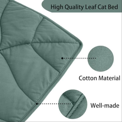 Leaf Shaped Pet Mat, 1 Count Washable Pet Bed, Pet Supplies for Small, Medium, Large & Ultra Large Dogs, Cat Stuff, Dog Stuff, Dog Bed